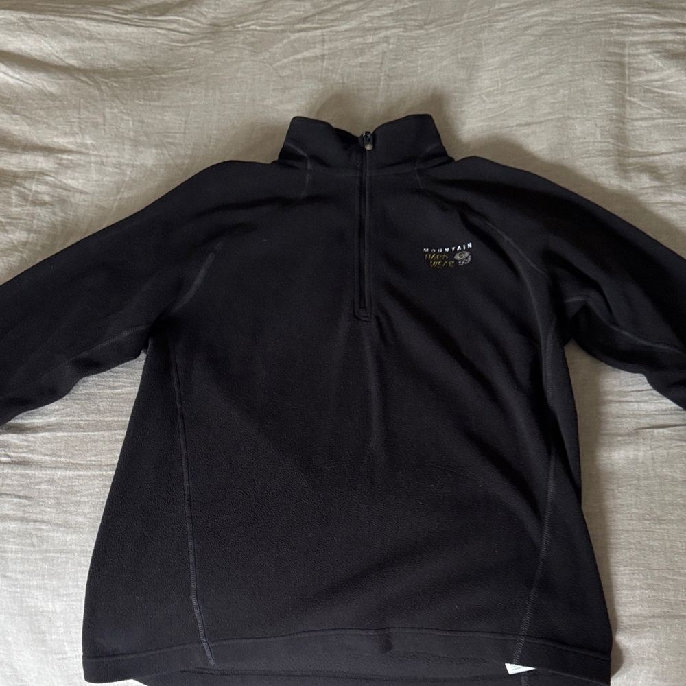 Mountain Hardwear Black Zip-Up Sweater